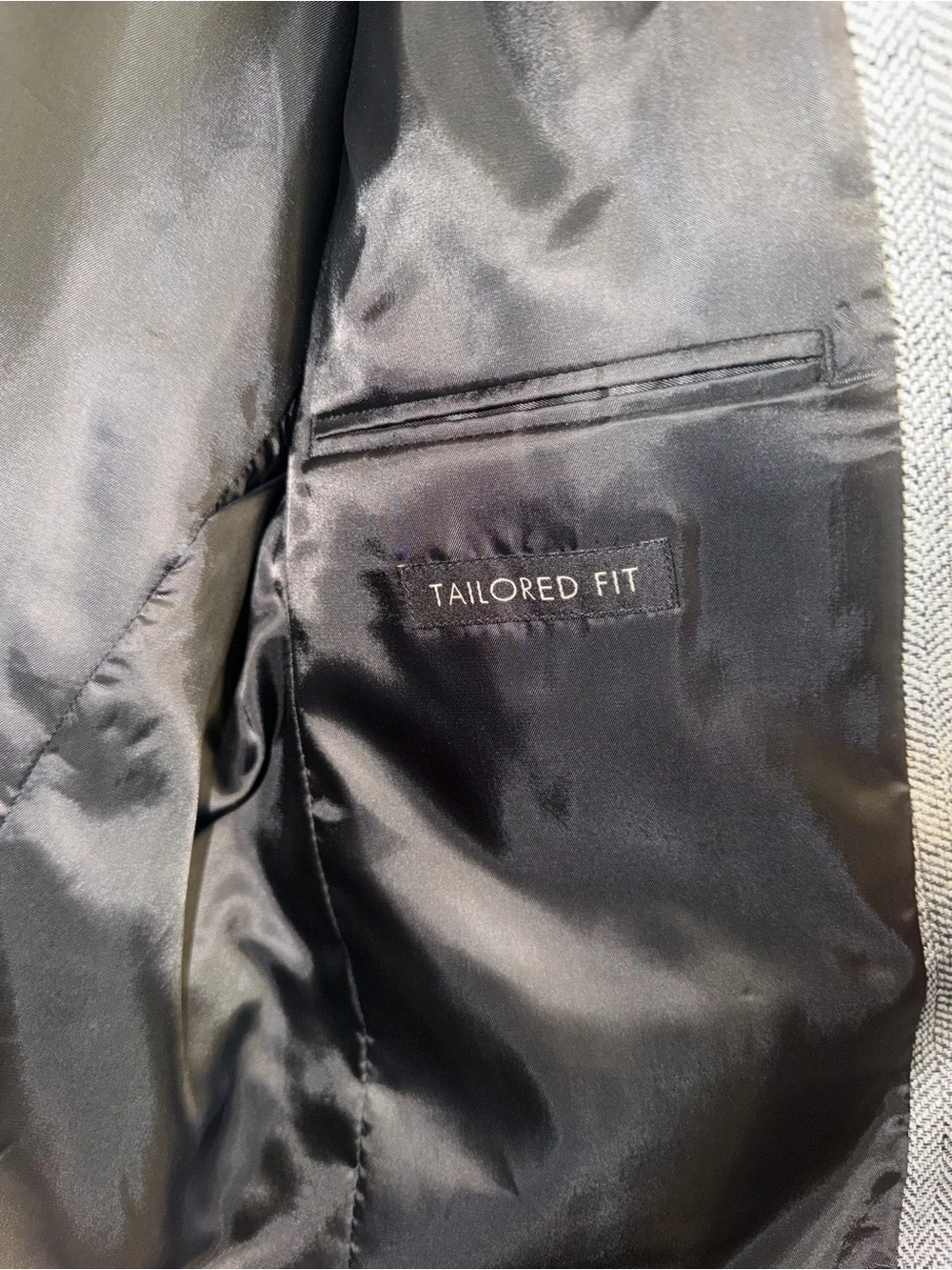 Jos. A. Bank Gray Herringbone Sport Coat